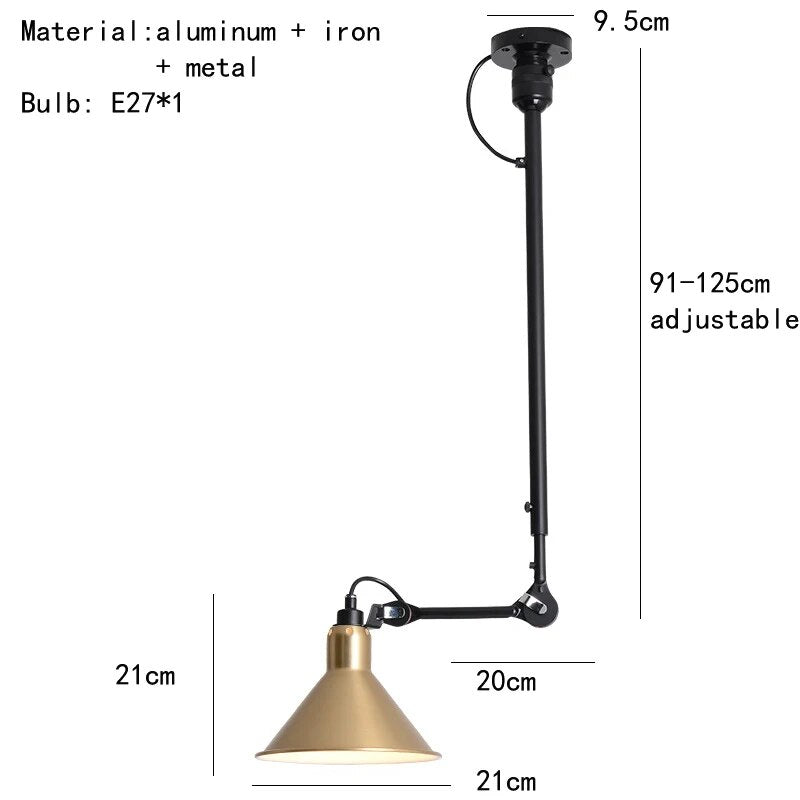 Lampe Gras N°302 Conic style Ceiling Lamp
