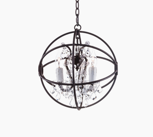 Foucault's Gyro style Chandelier 6-sizes