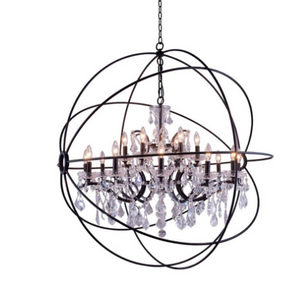 Foucault's Gyro style Chandelier 6-sizes