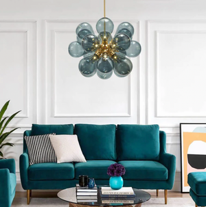 Glass Bubble Chandelier 3-colors