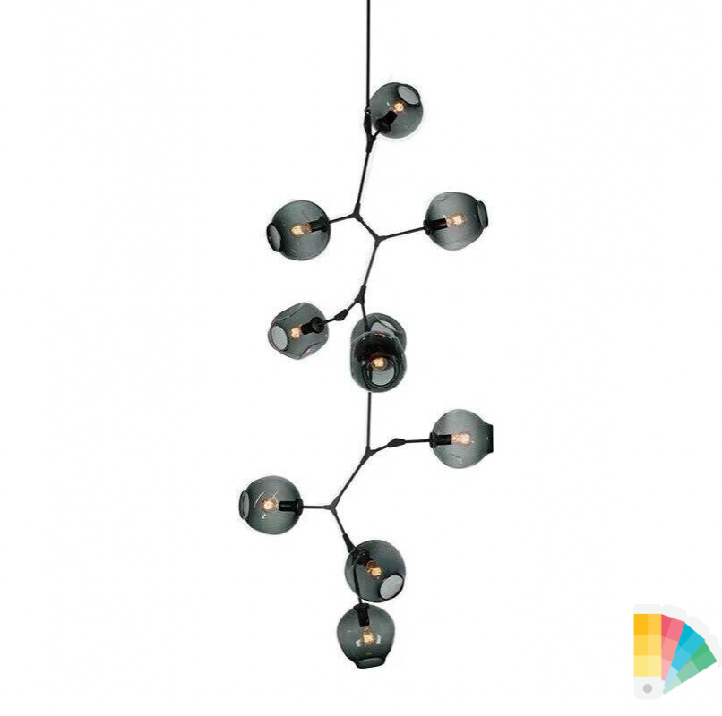 Branching Bubble BB 00.24 style Chandelier 12-sizes, 10-colors