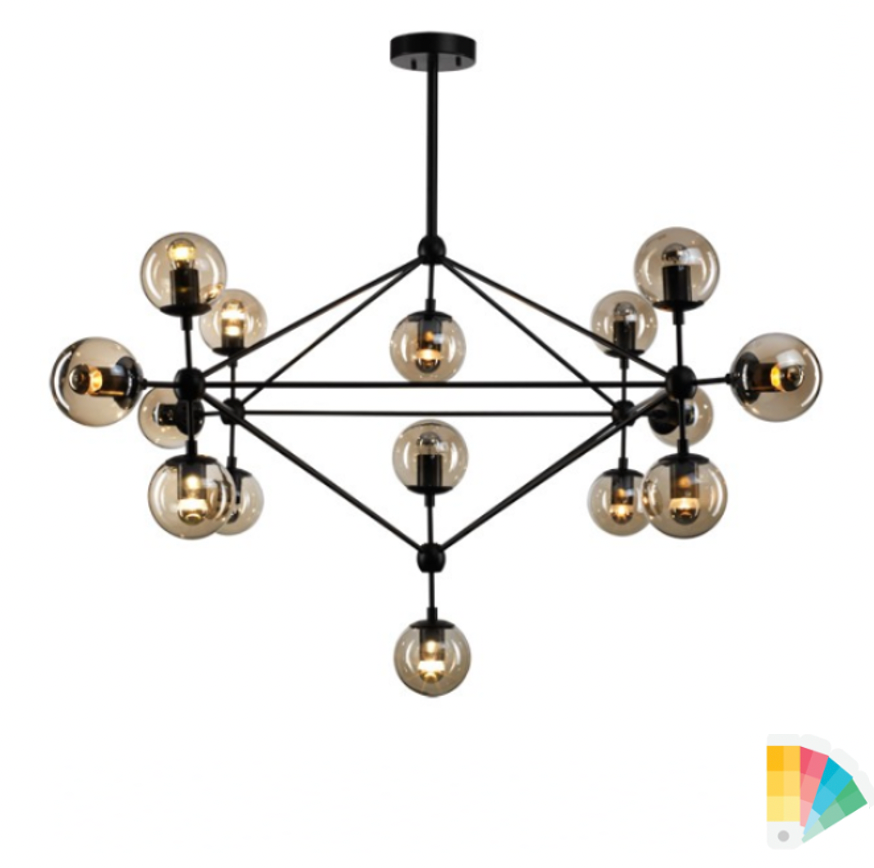 Modo style Chandelier 4-colors, 3-sizes