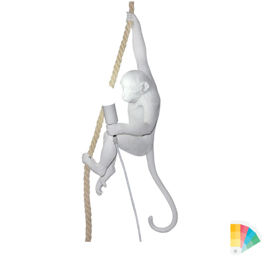 Monkey with Rope style Light Pendant 3-colors
