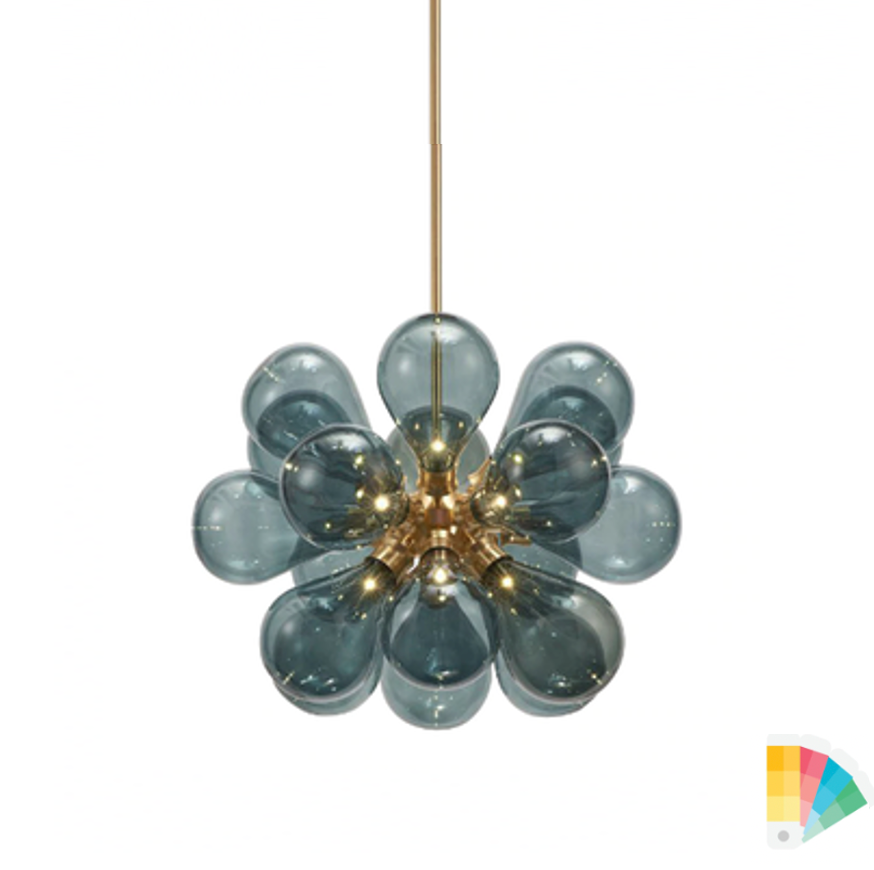 Glass Bubble Chandelier 3-colors