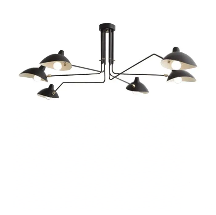 P6B style Serge Mouille Ceiling Lamp