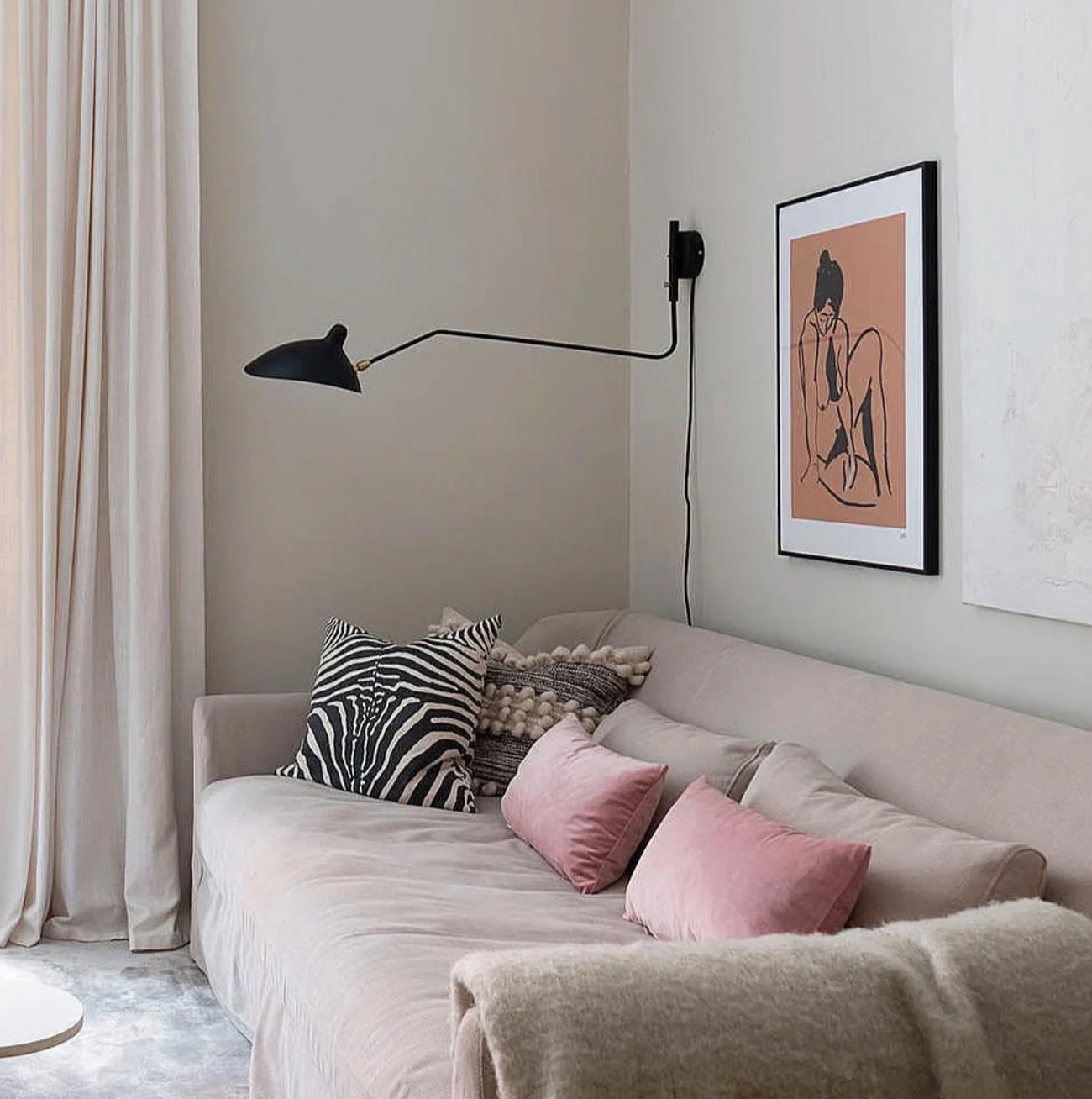 AP1BC 1 Rotating Arms Wall Lamp Serge Mouille