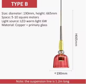 Flauti style Light Pendant