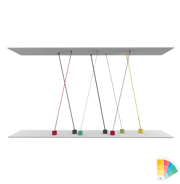 Elastica Strap style Floor Lamp 4-colors