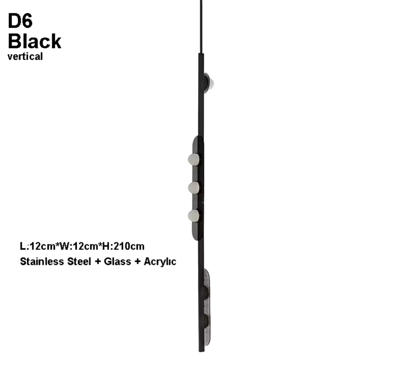 Modulo Vertical style Pendant Light