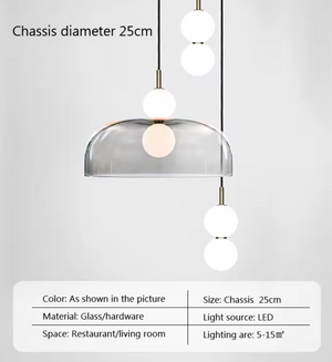 Echo style Pendant Pendant Cluster 5-sizes