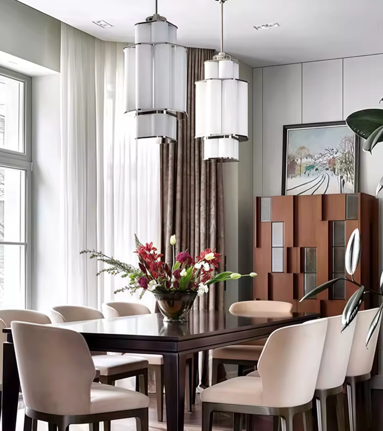 Bauer style Chandelier 01