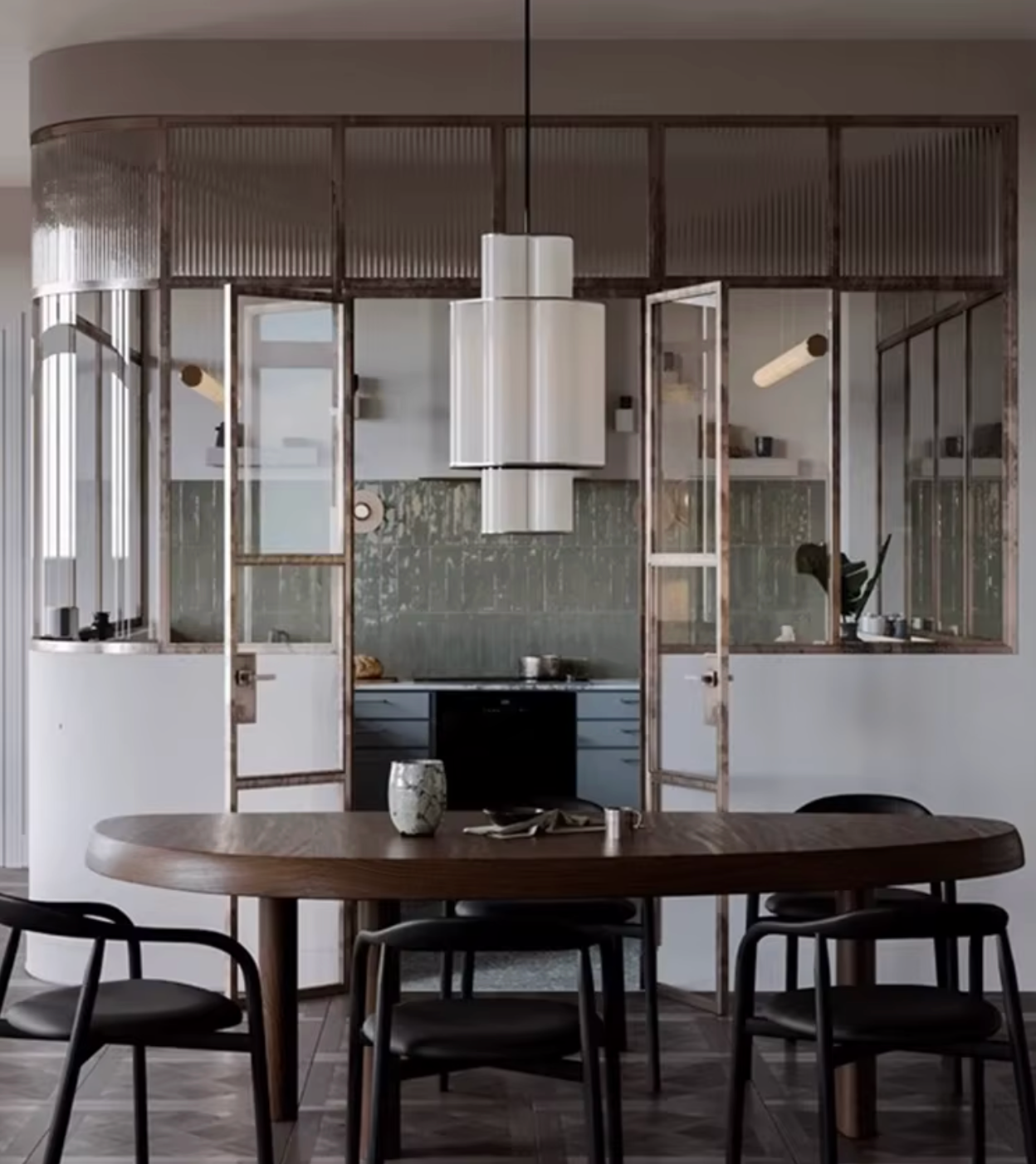 Bauer style Chandelier 01