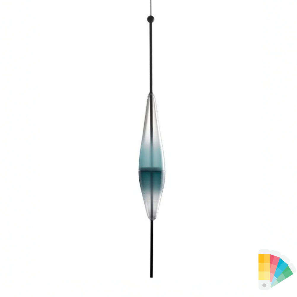 FLOW[T] S3 Murano glass hanging ceiling light