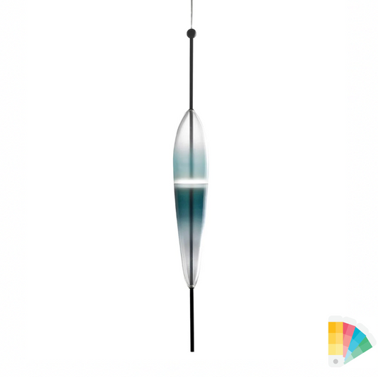 FLOW[T] S2 Murano glass hanging ceiling light