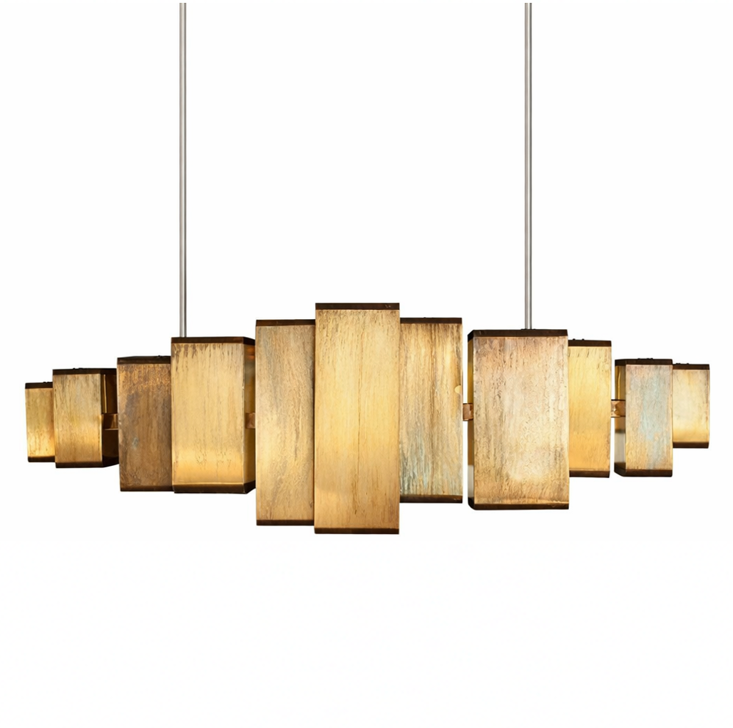 Lais pendant light with sculptural design