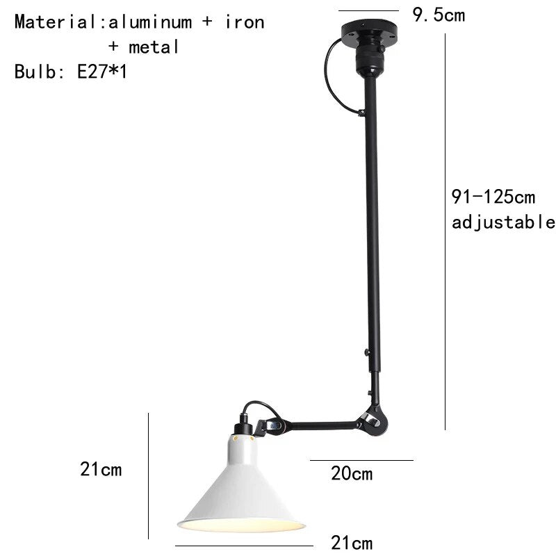 Lampe Gras N°302 Conic style Ceiling Lamp