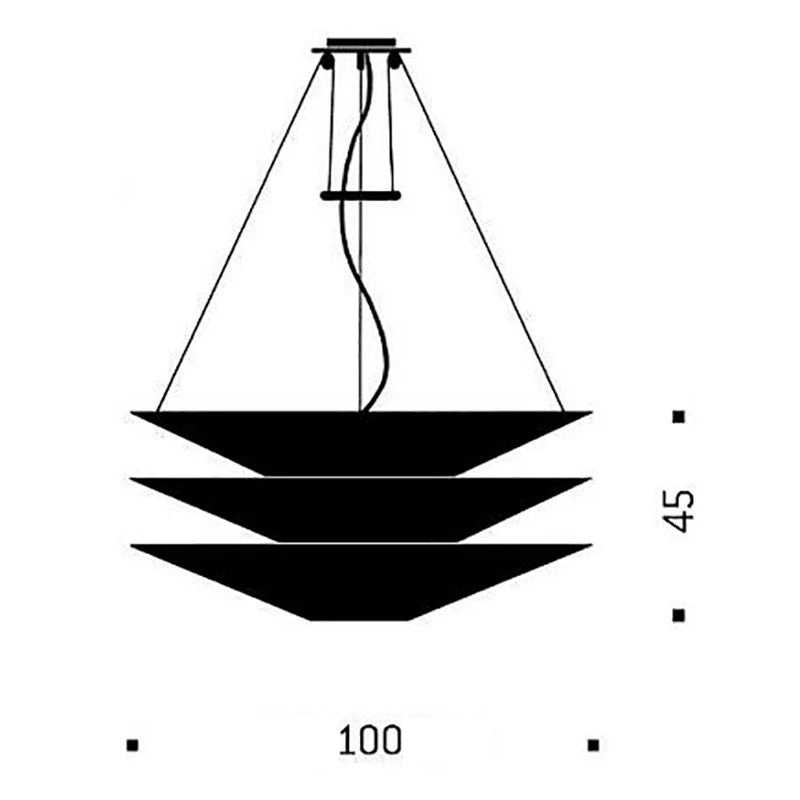 Floatation style Pendant Lamp Ingo Maurer