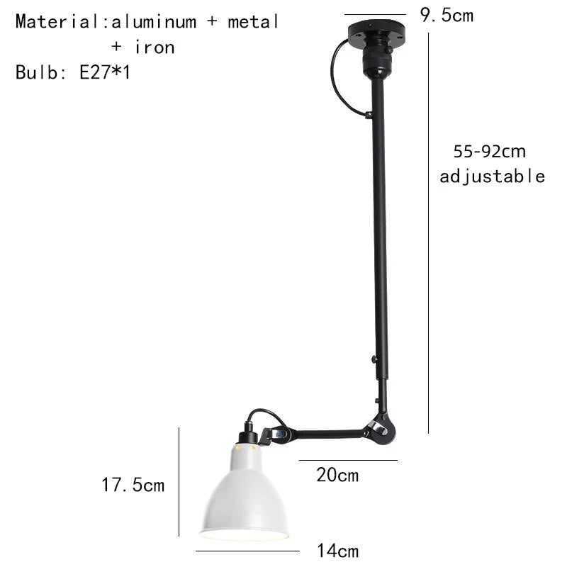 Lampe Gras N°302 style Ceiling Lamp