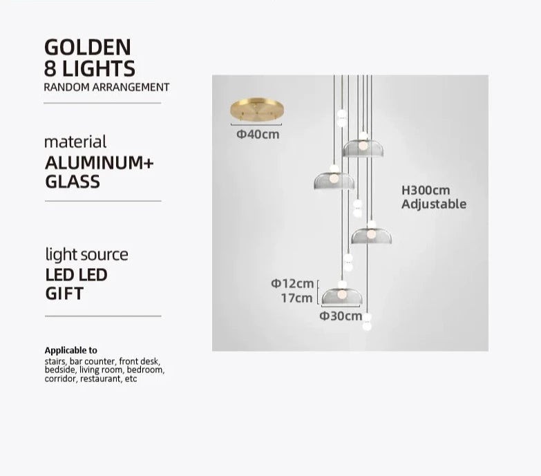 Echo style Pendant Pendant Cluster