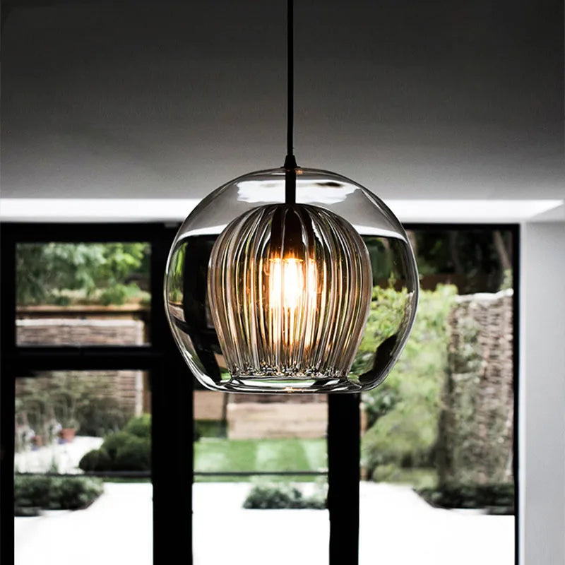 Studio Pleated Crystal style Pendant marc wood