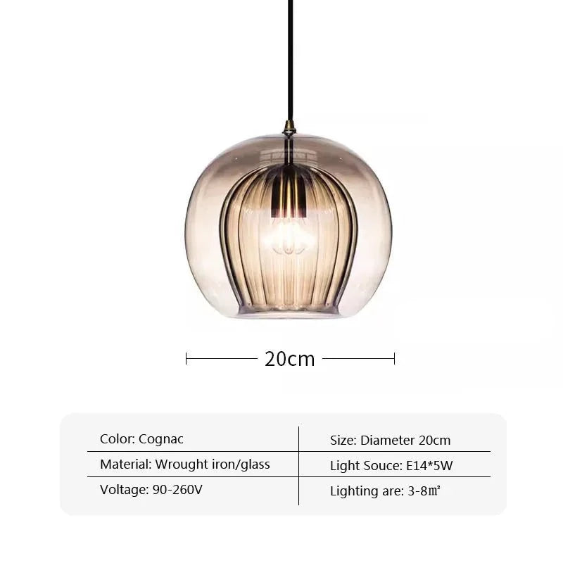 Studio Pleated Crystal style Pendant marc wood