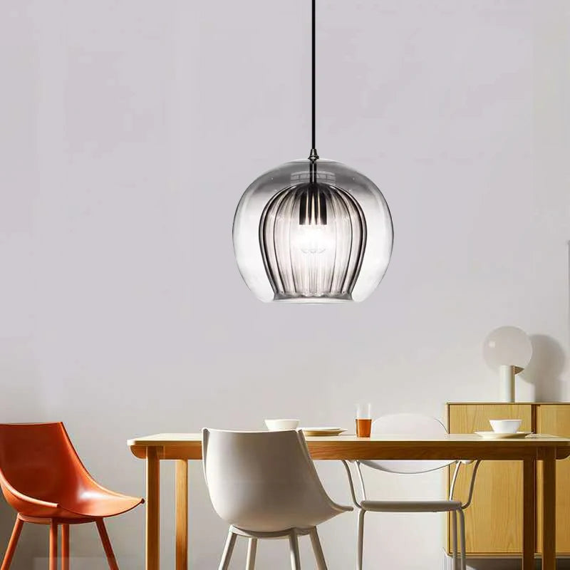 Studio Pleated Crystal style Pendant marc wood