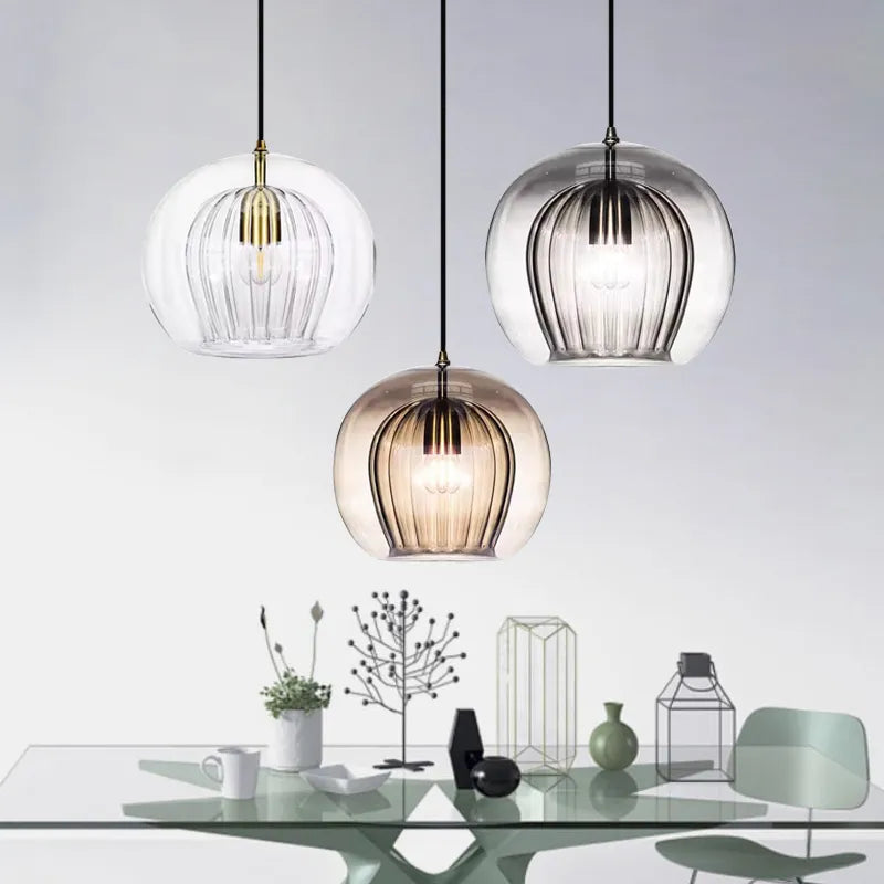 Studio Pleated Crystal style Pendant marc wood