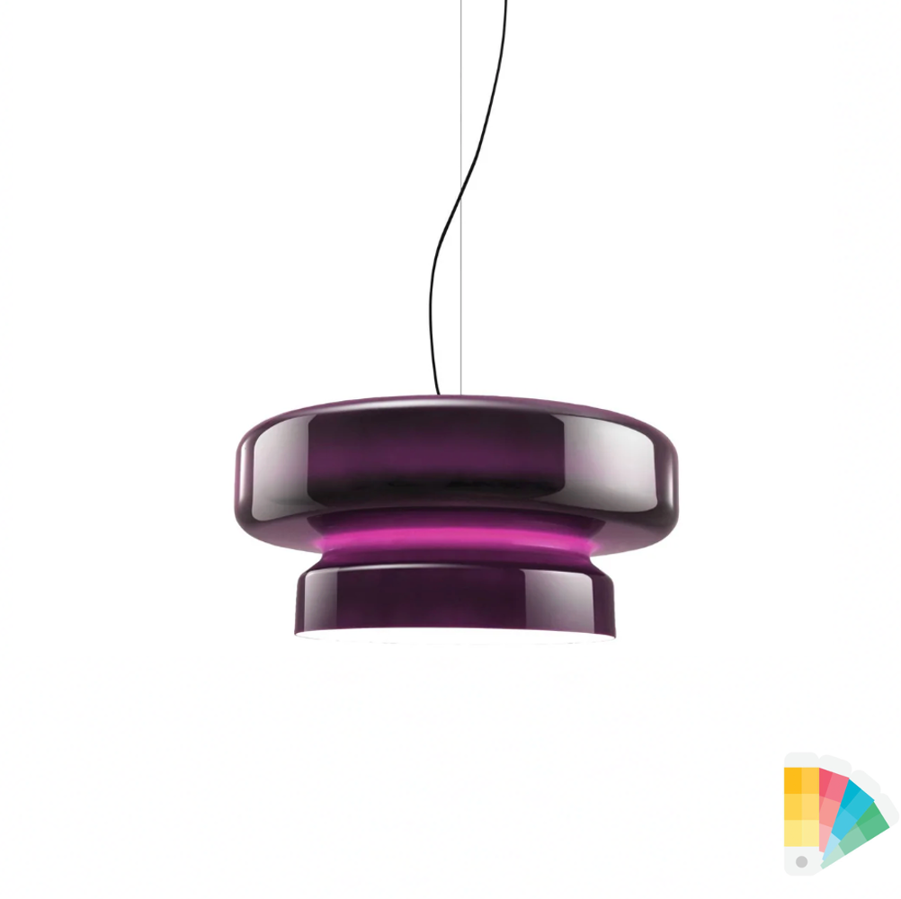 Marset Bohemia suspension light with sculptural glass design