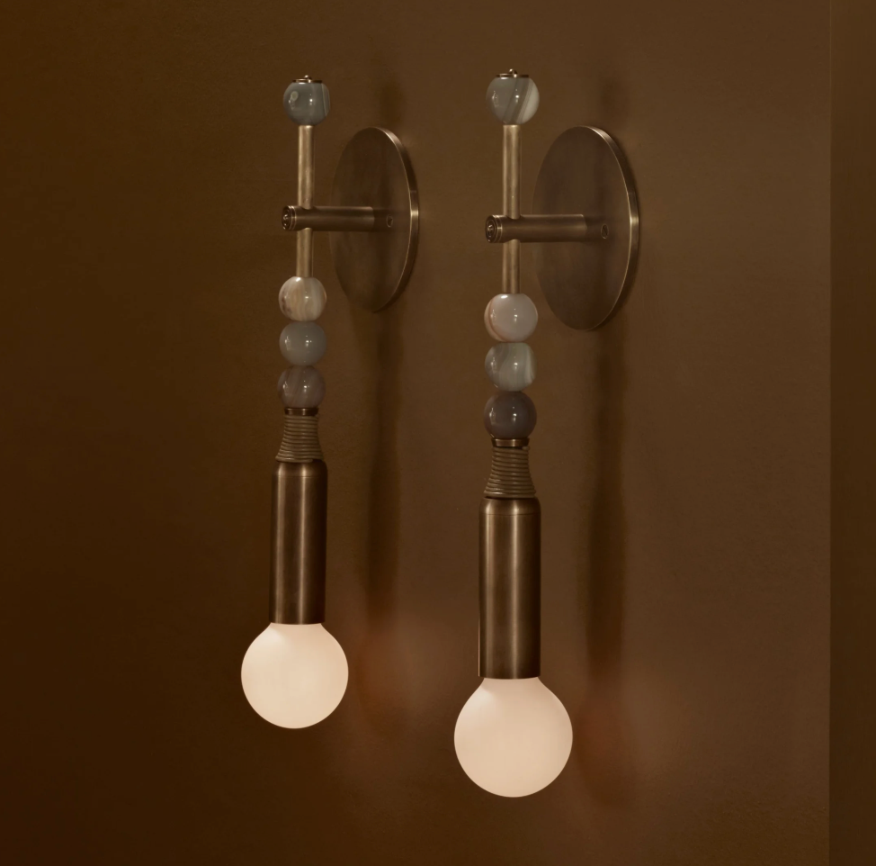 Side view of Talisman 1 sconce wall light with minimalist architectural form