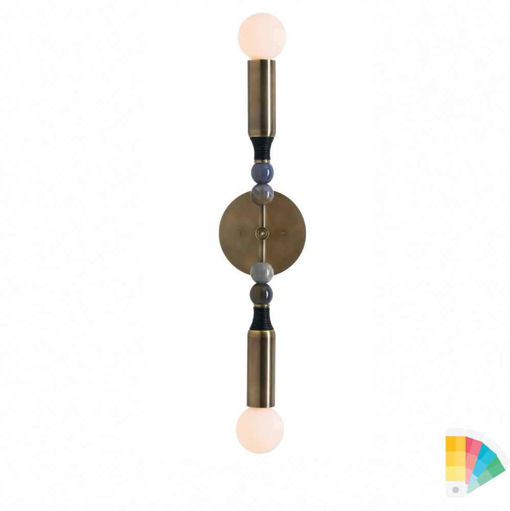 Talisman 2 sconce wall light Apparatus style sculptural designer lighting