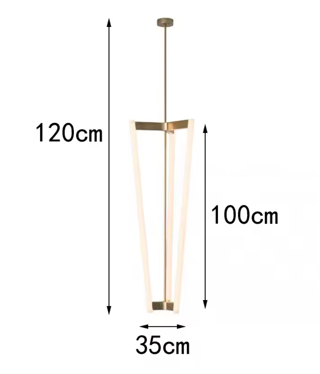 Tube style Chandelier