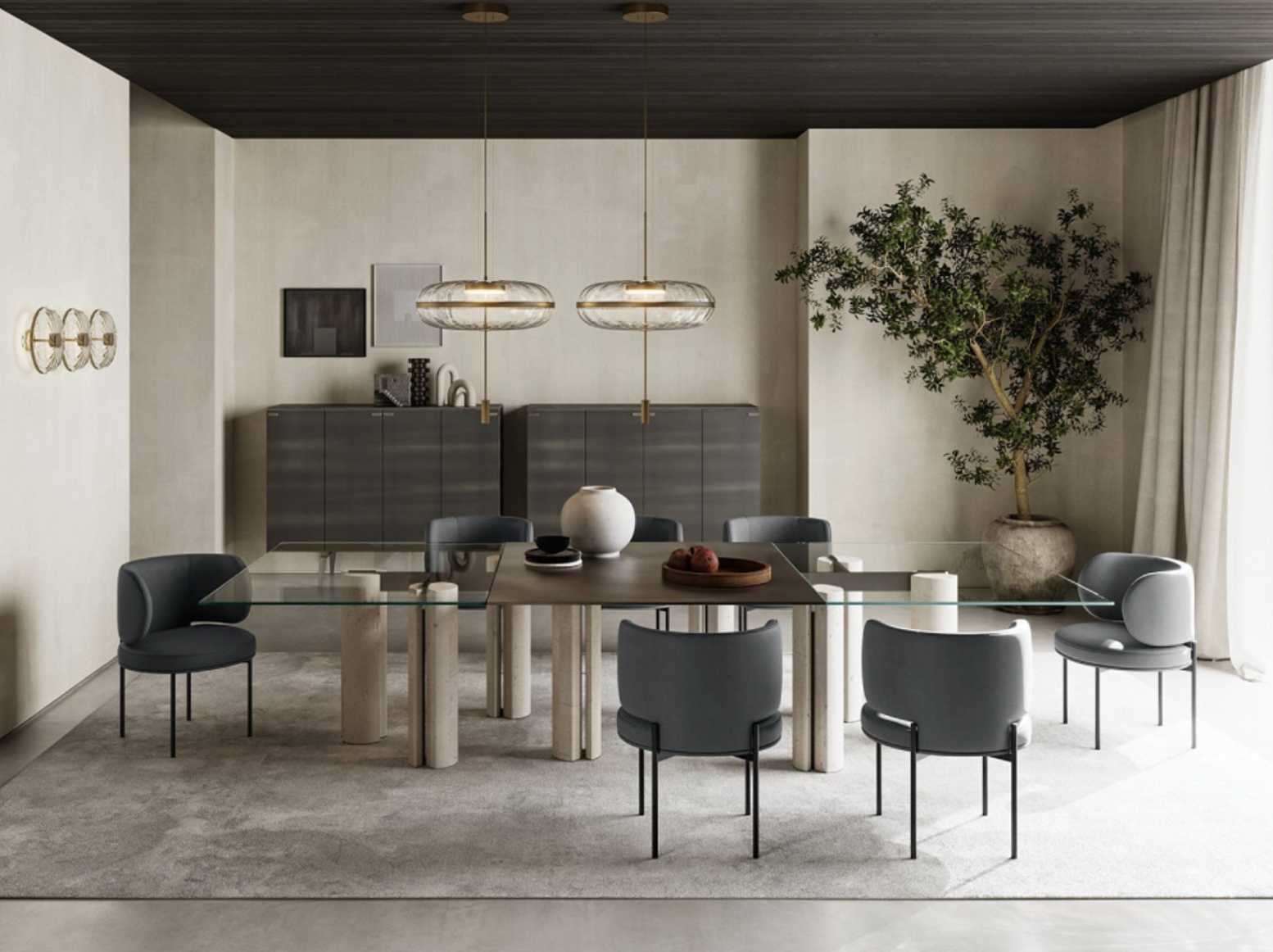Jolie style Pendant Light Gallotti & Radice 