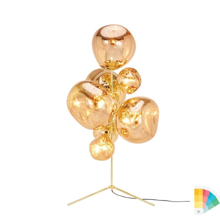 Melt style Chandelier Floor Lamp