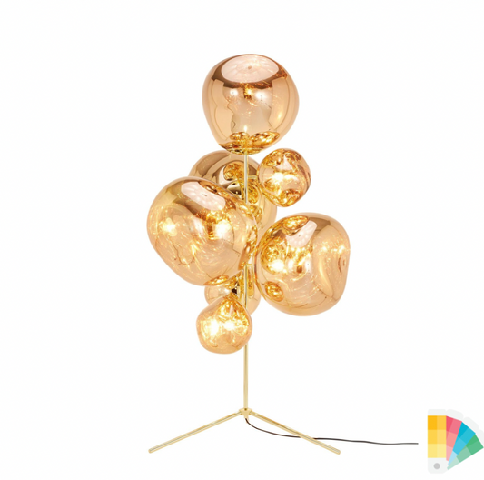 Melt style Chandelier Floor Lamp