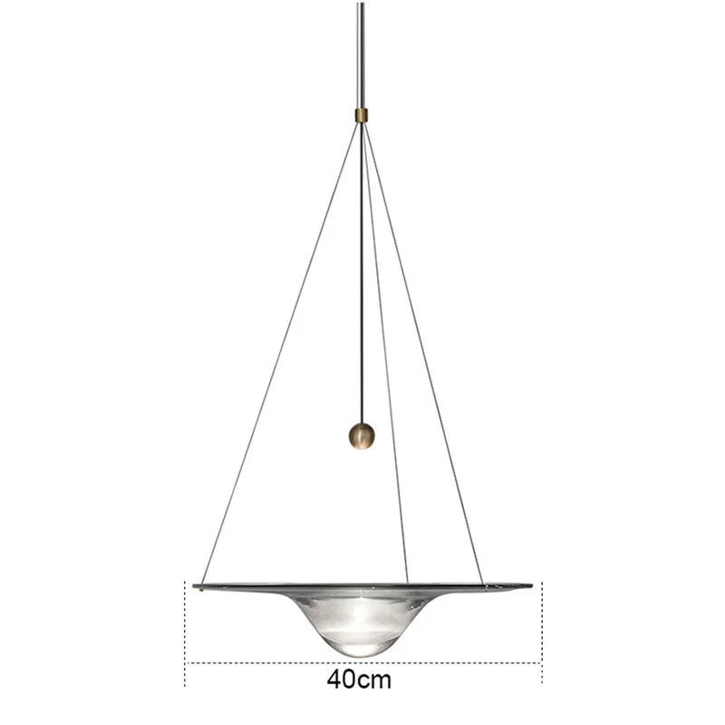 Momento style Glass Pendant