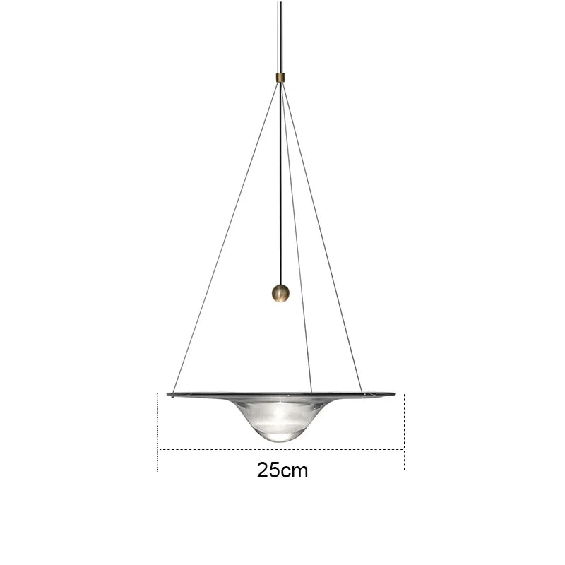 Momento style Glass Pendant