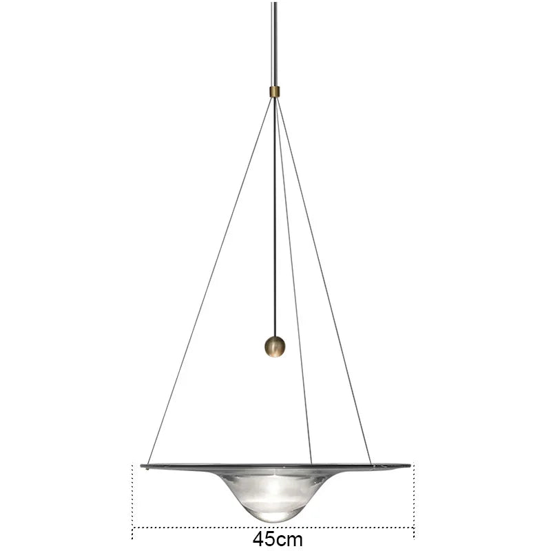 Momento style Glass Pendant