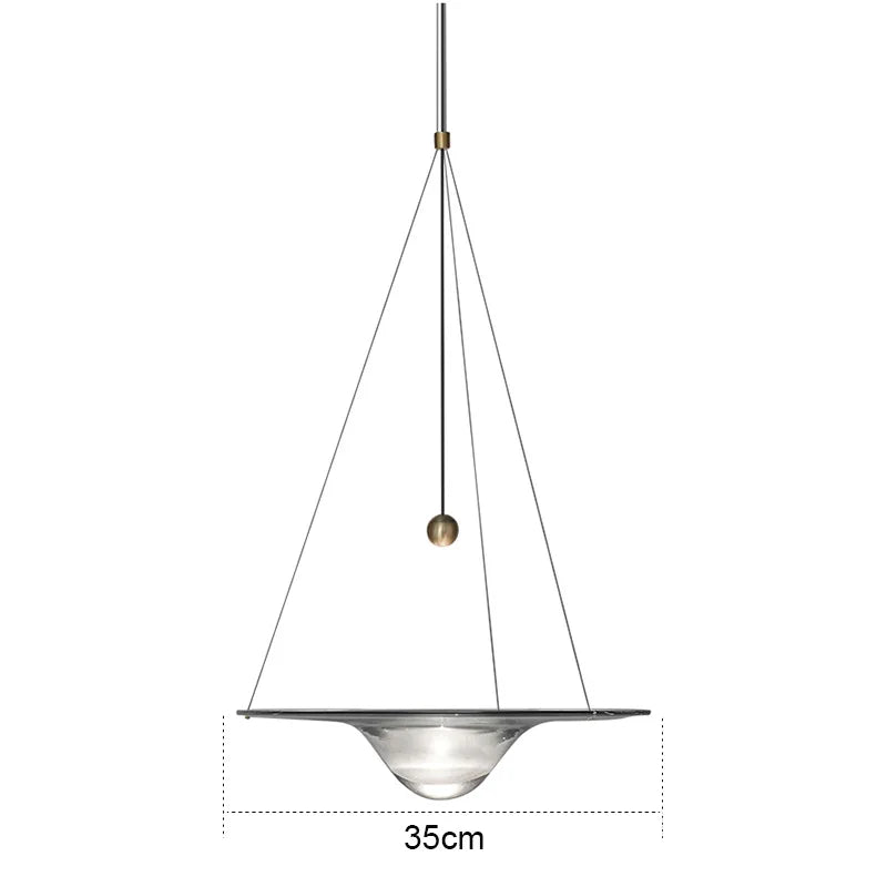 Momento style Glass Pendant