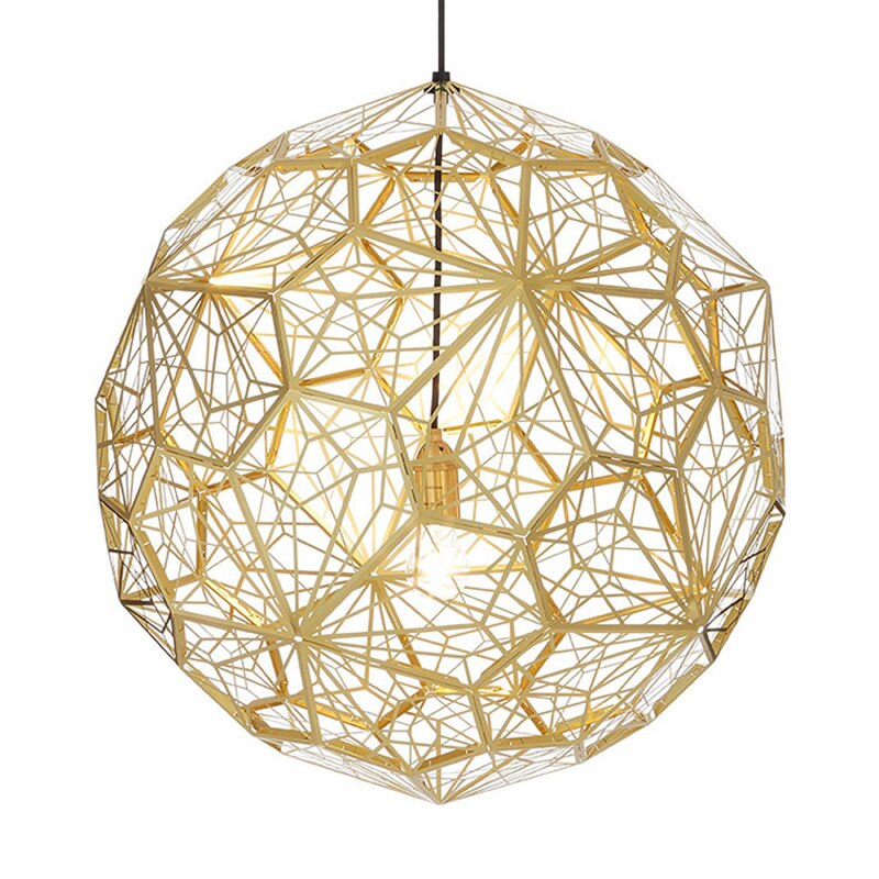 Etch Web style Pendant 3-colors, 5-sizes