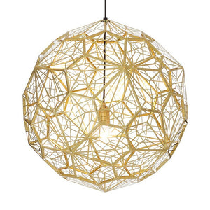 Etch Web style Pendant 3-colors, 5-sizes