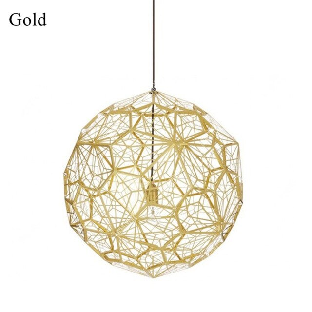 Etch Web style Pendant 3-colors, 5-sizes