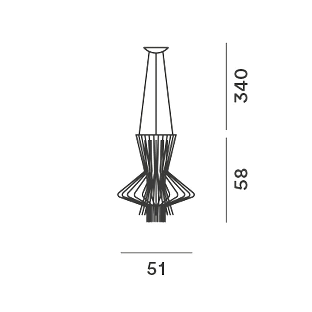 Allegretto Ritmico Foscarini Light Italian Pendant 