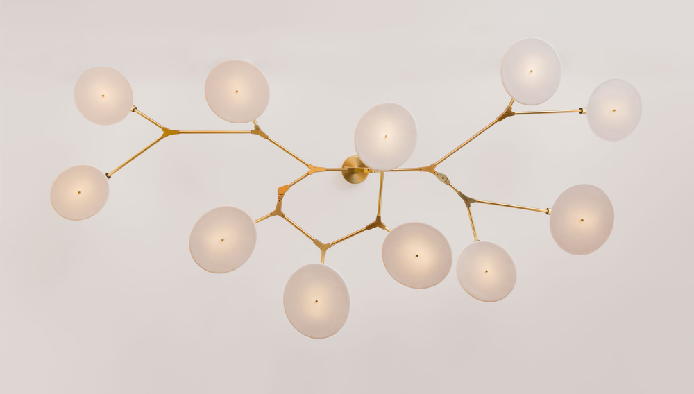 Branching Disc DB Chandelier Lindsey Adelman