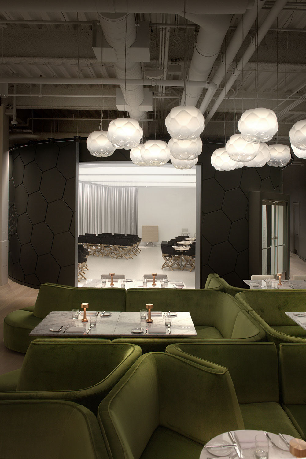 Cloudy style Glass Pendant