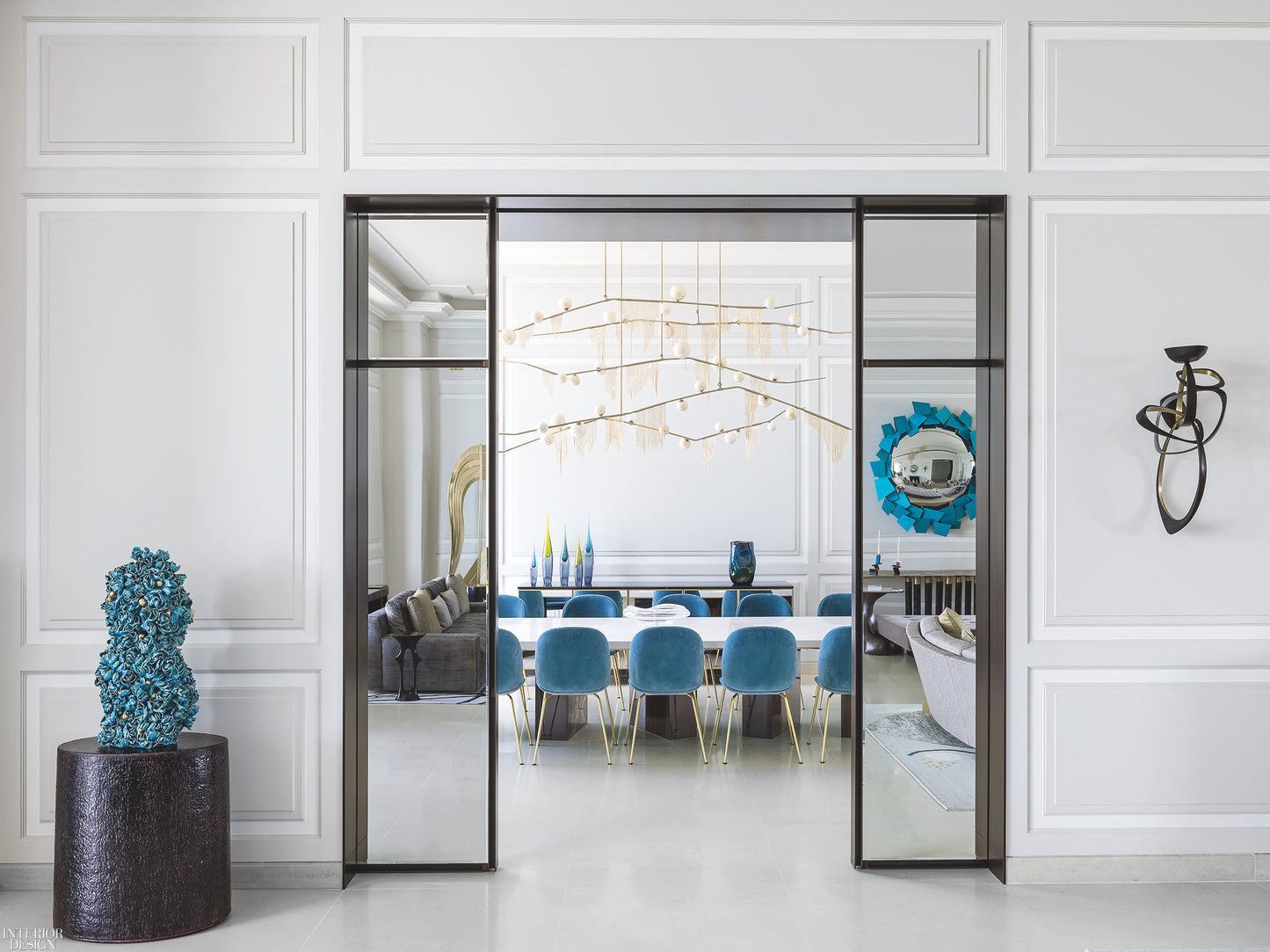 Fringe Cherry Bomb style Chandelier Lindsey Adelman