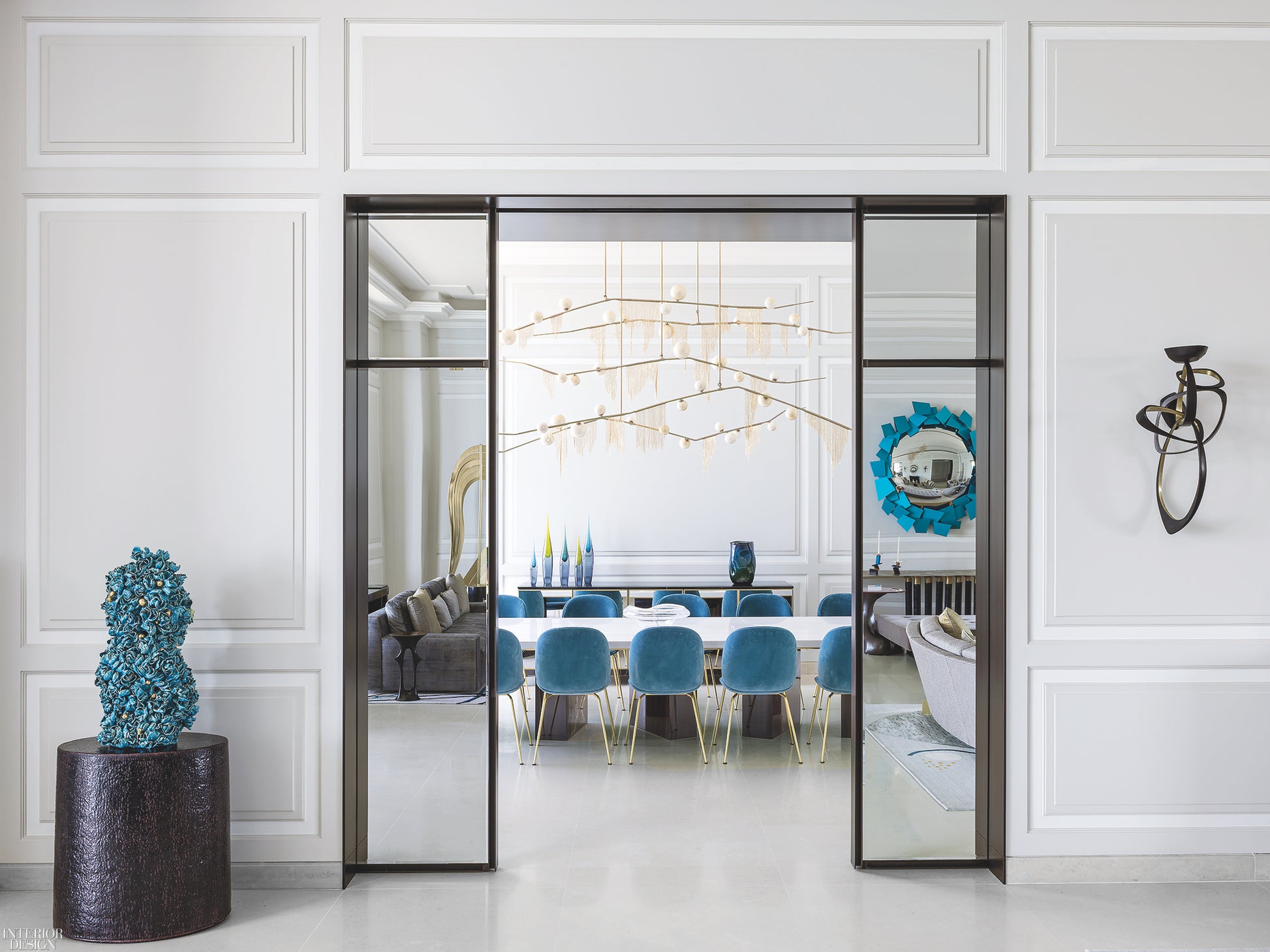 Fringe Cherry Bomb style Chandelier Lindsey Adelman