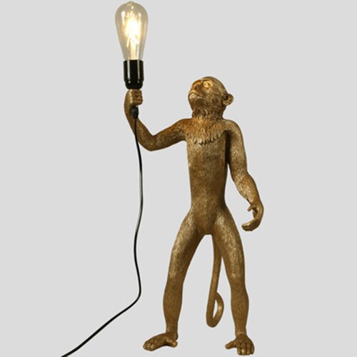 Standing Monkey style Floor Lamp 3-colors