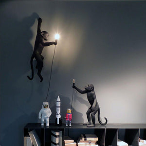 Hanging Monkey Wall Lamp Seletti