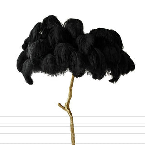 Ostrich Feather style Floor Lamp 8-colors