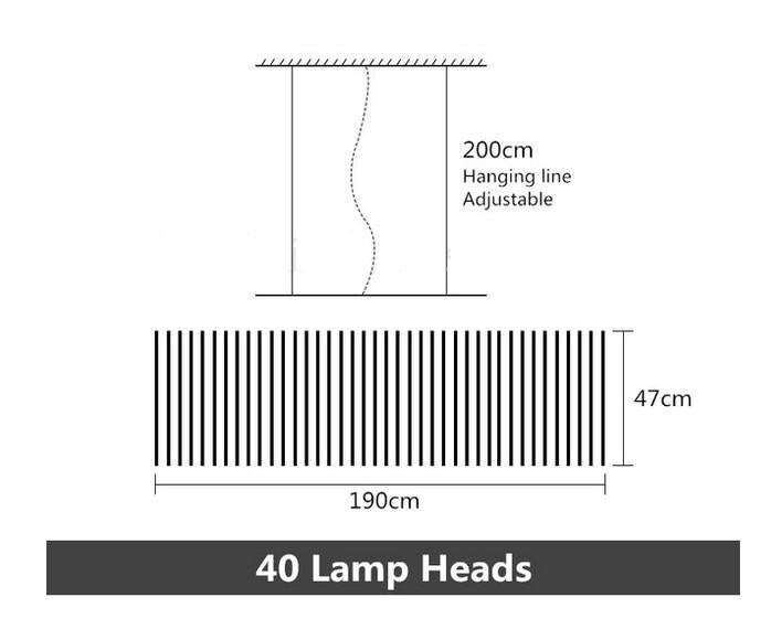 Rhythm style Pendant Chandelier